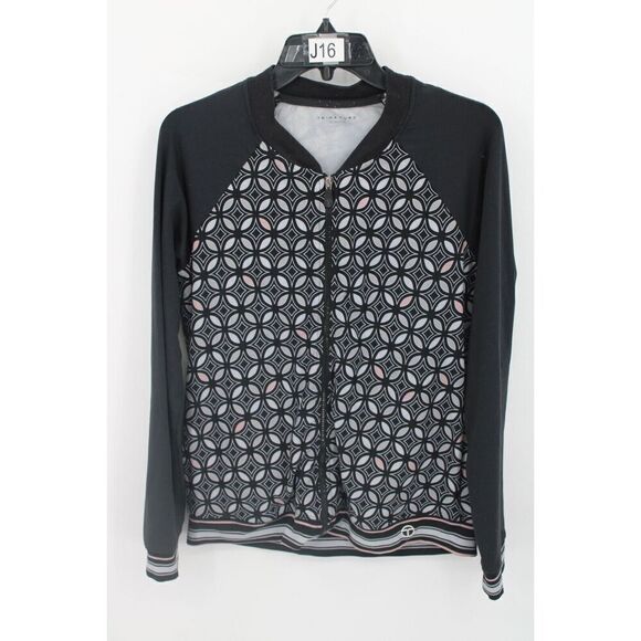 Trina Turk Zip Front JACKET Womens SIZE L - Picture 1 of 8